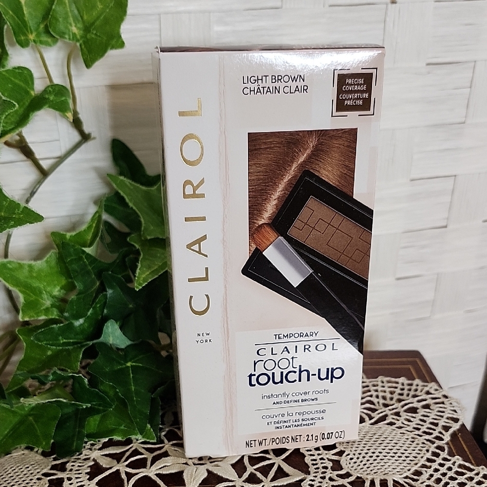 🍁3/$25 👉*NWT* CLAIROL ROOT TOUCH UP TEMP CONCEALING POWDER ~LIGHT BROWN 2.1g